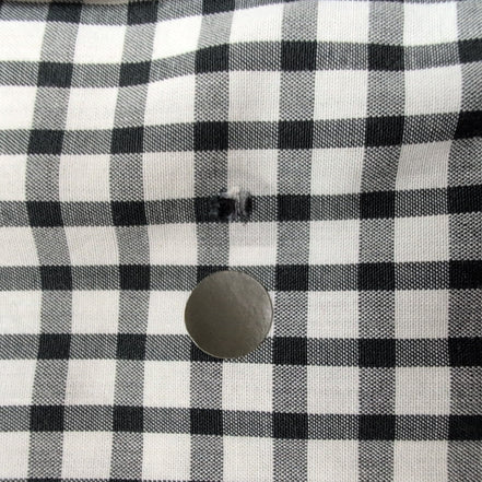 Chemise Polo Ralph Lauren XL Yarmouth Carreaux Noir Blanc Coton Logo Noir