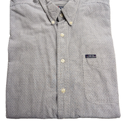 Chemise Chaps Ralph Lauren L carreaux blanc gris shirt button down