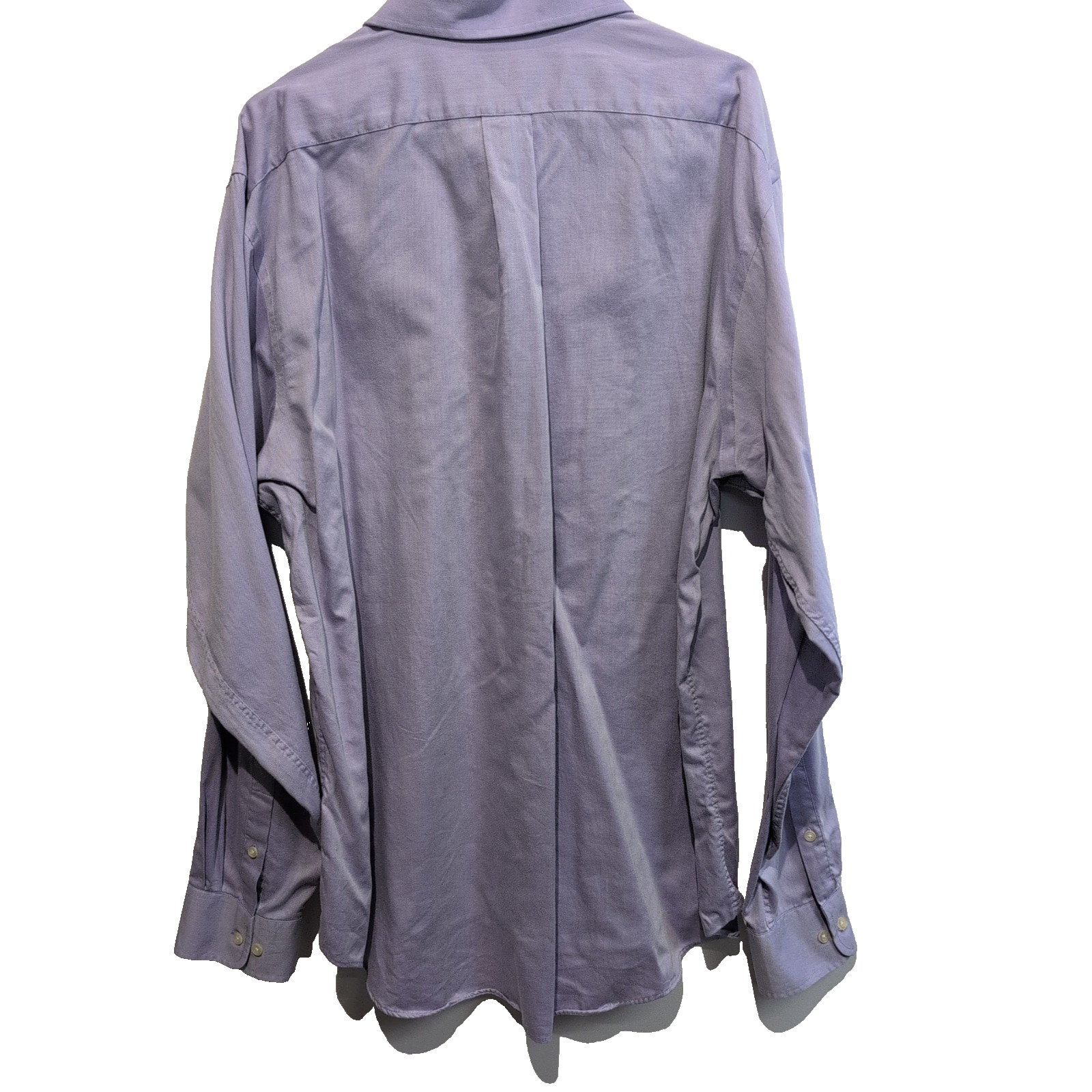 Chemise CHAPS violet lila uni 1 poche manches longues homme taille XL / XXL