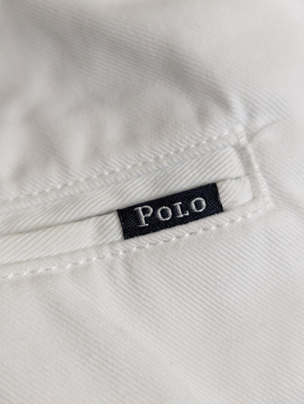 Pantalon Chino POLO RALPH LAUREN Blanc Pur ❄️ Taille W35 L32 ❄️ Classic Fit Chic