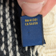 Pull POLO RALPH LAUREN Flocon Neige Taille L Blanc Noir Cachemire Angora Luxe