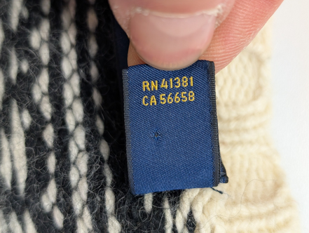 Pull POLO RALPH LAUREN Flocon Neige Taille L Blanc Noir Cachemire Angora Luxe