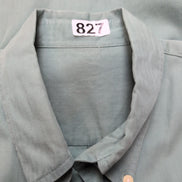 Chemise DOCKERS Homme L Verte Unie Manche Courte Poche