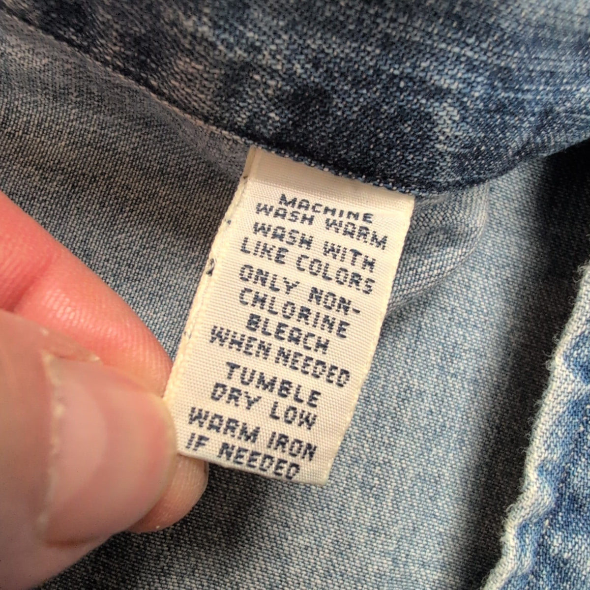 Chemise Ralph Lauren Classic Fit L Jean Bleu Manches Courtes