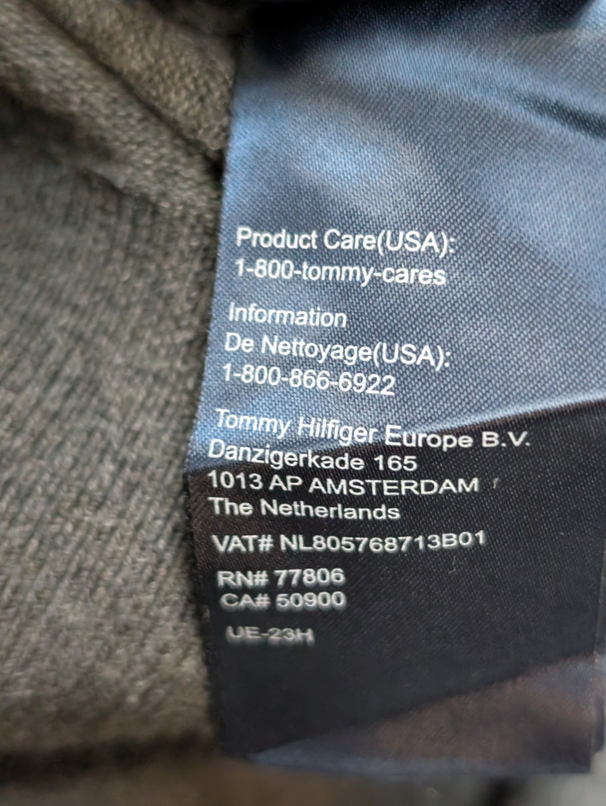 Pull Tommy Hilfiger Gris Chiné - Mélange Soie & Coton - Taille M
