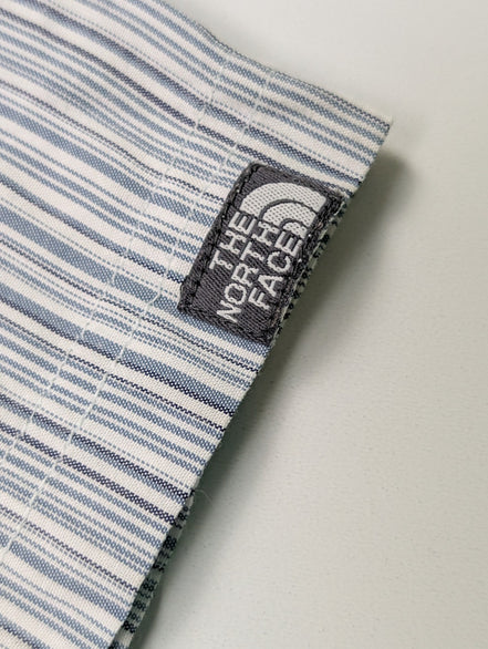 Chemise manches courtes The North Face bleue à rayures taille M #111msch