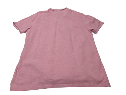 Polo manches courtes Polo Ralph Lauren Big Pony rose XXL Custom Slim Fit