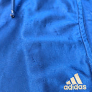 Short Sport Adidas Vintage Bleu Brillant Satiné Taille 14-16 ans