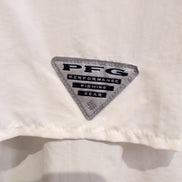 Chemise COLUMBIA PFG Homme XL/XXL Blanche Technique Manches Longues Poches