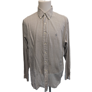 Chemise Ralph Lauren Blake XL XXL Crème Carreaux Button Down Shirt