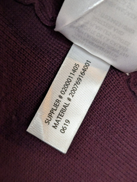 Gilet boutonné Lauren Ralph Lauren Femme coton et nylon bordeaux Taille M