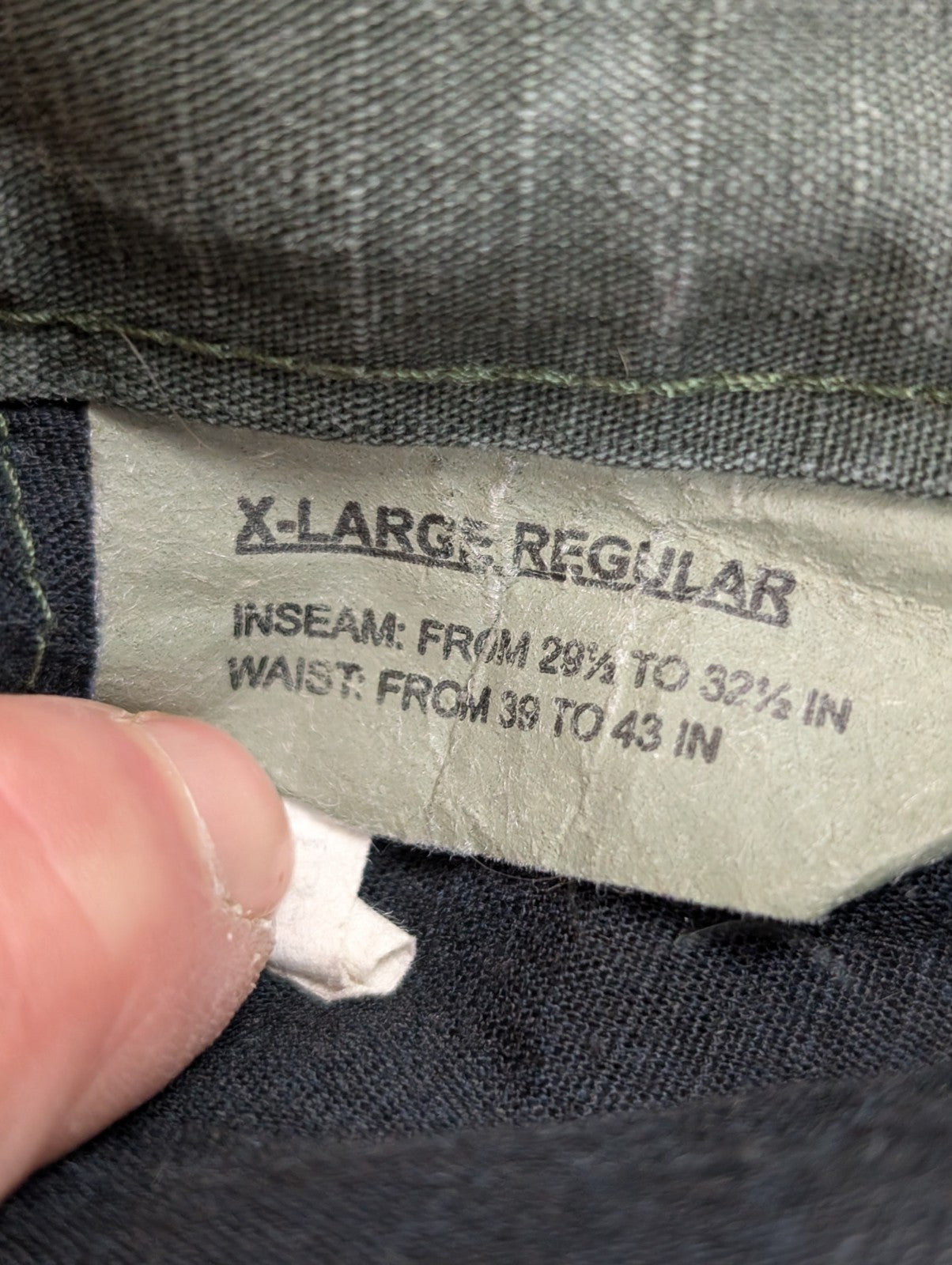 Pantalon Cargo Tactique Tru-Spec Kaki - Taille XL Regular (Vintage)
