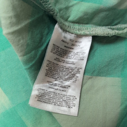 Chemise Columbia M vert carreaux manches courtes 2 poches outdoor