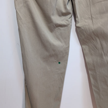 Pantalon Chino Polo Ralph Lauren W33 L34 Crème À Pinces 100% Coton