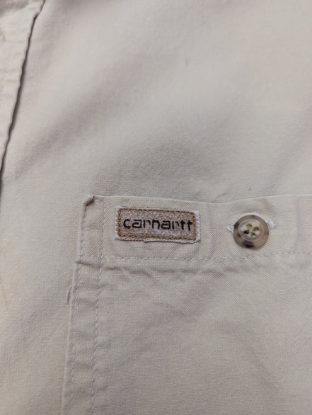 Chemise Carhartt beige crème taille XL / XXL VINTAGE TBE