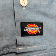 Chemise Dickies 3XL Bleu Manches Courtes Workwear 2 Poches Logo Brodé