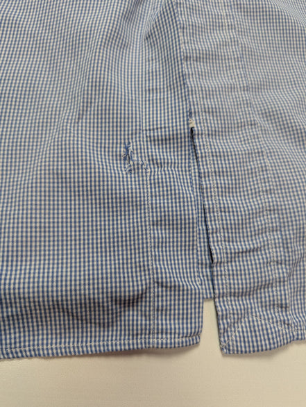 Chemise Polo Ralph Lauren Shirt L Custom Fit Rayée Bleu Blanc Button Down