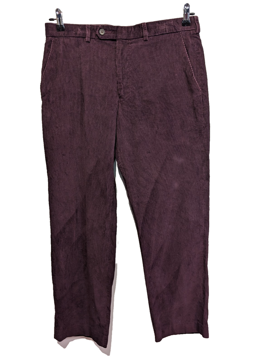 Pantalon Velours Lauren Ralph Lauren W33 L30 Violet Excellent État 👖🍇✨