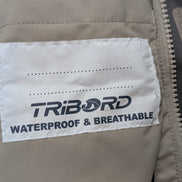 Blouson Pare-Pluie Étanche DECATHLON Beige Crème - Taille M - Capuche État Neuf