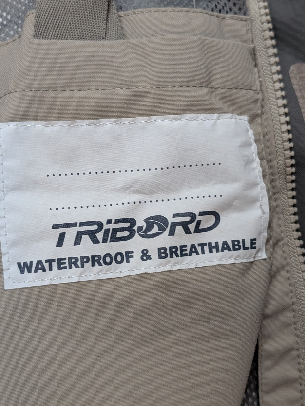 Blouson Pare-Pluie Étanche DECATHLON Beige Crème - Taille M - Capuche État Neuf