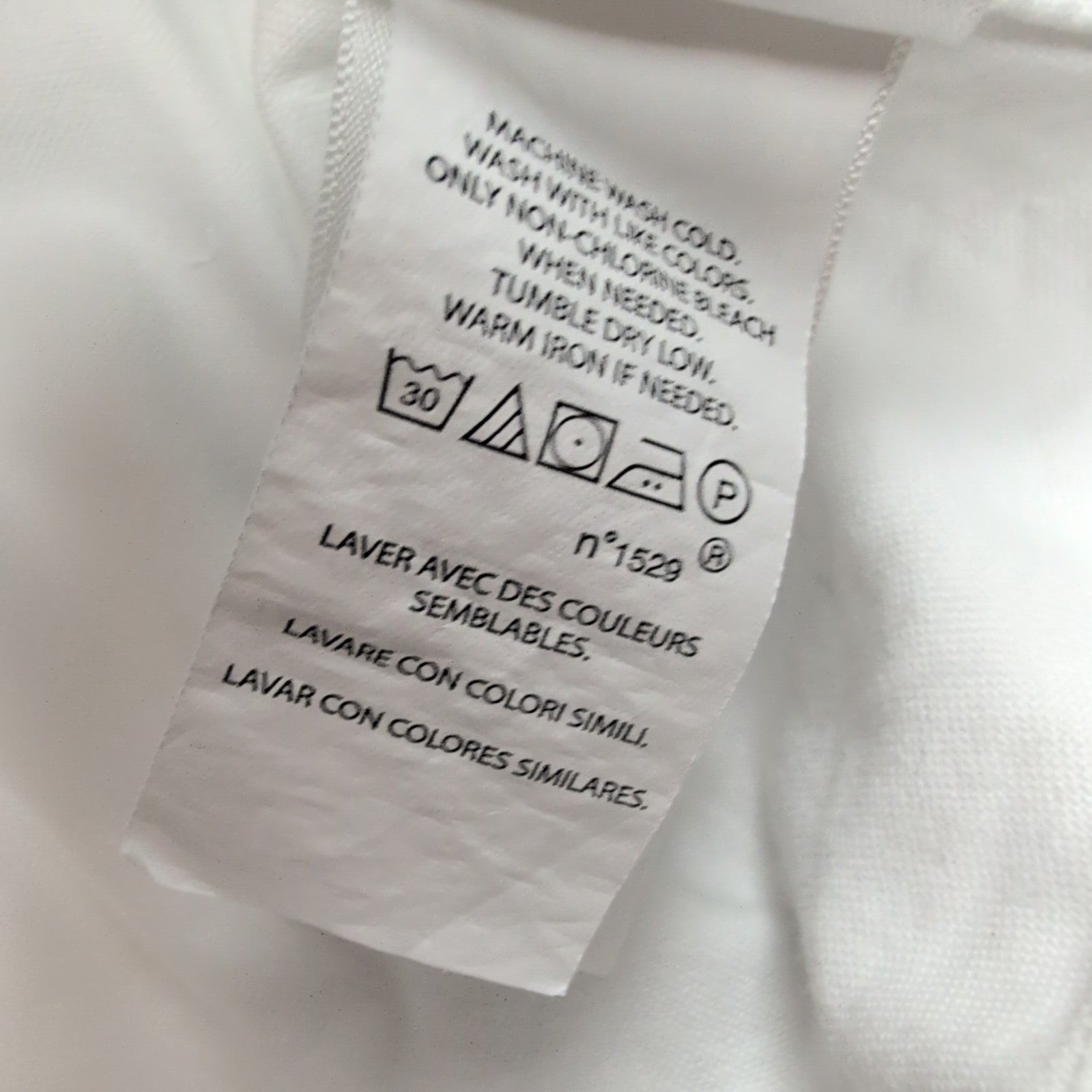 Chemise Shirt Ralph Lauren Blanche Slim Fit Button Down Manches Courtes M