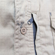 Chemise Carhartt XL Crème Ripstop Ventilée Workwear manches longues