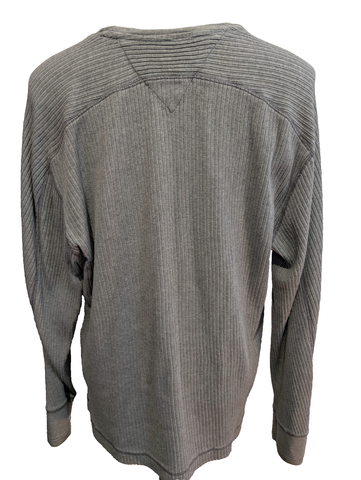Sweat Tommy Hilfiger Gris Clair Texture Gaufrée Logo Manche - Taille L / XL