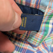 CHEMISE Ralph Lauren homme M décontracté BLEU TURQUOISE VIF ☀️