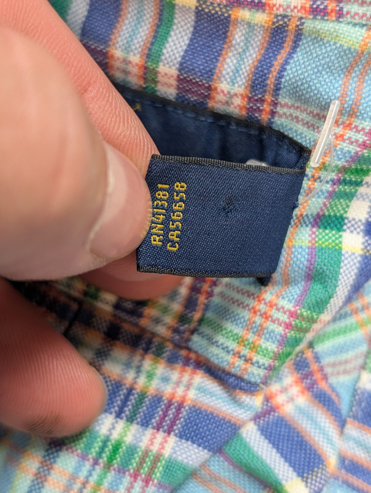 CHEMISE Ralph Lauren homme M décontracté BLEU TURQUOISE VIF ☀️