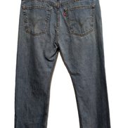 Jean Levi's 505 Regular Fit Vintage Homme W38 L30 Bleu Denim Classic Straight