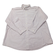 Chemise L.L. Bean rouge à rayures 1 poche taille L/XL