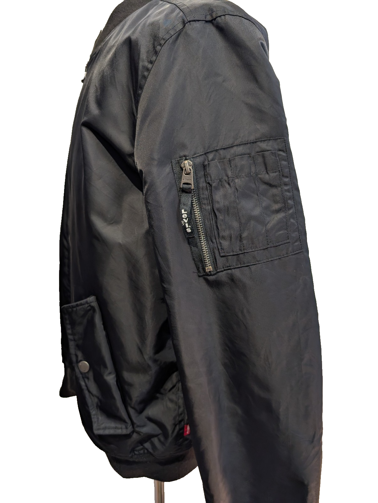 Levi's Blouson Veste Bomber Varsity Homme Noir L Chaud Doublure Orange | 300BSR