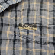 Chemise manches courtes Chaps Ralph Lauren L carreaux shirt button down bleu