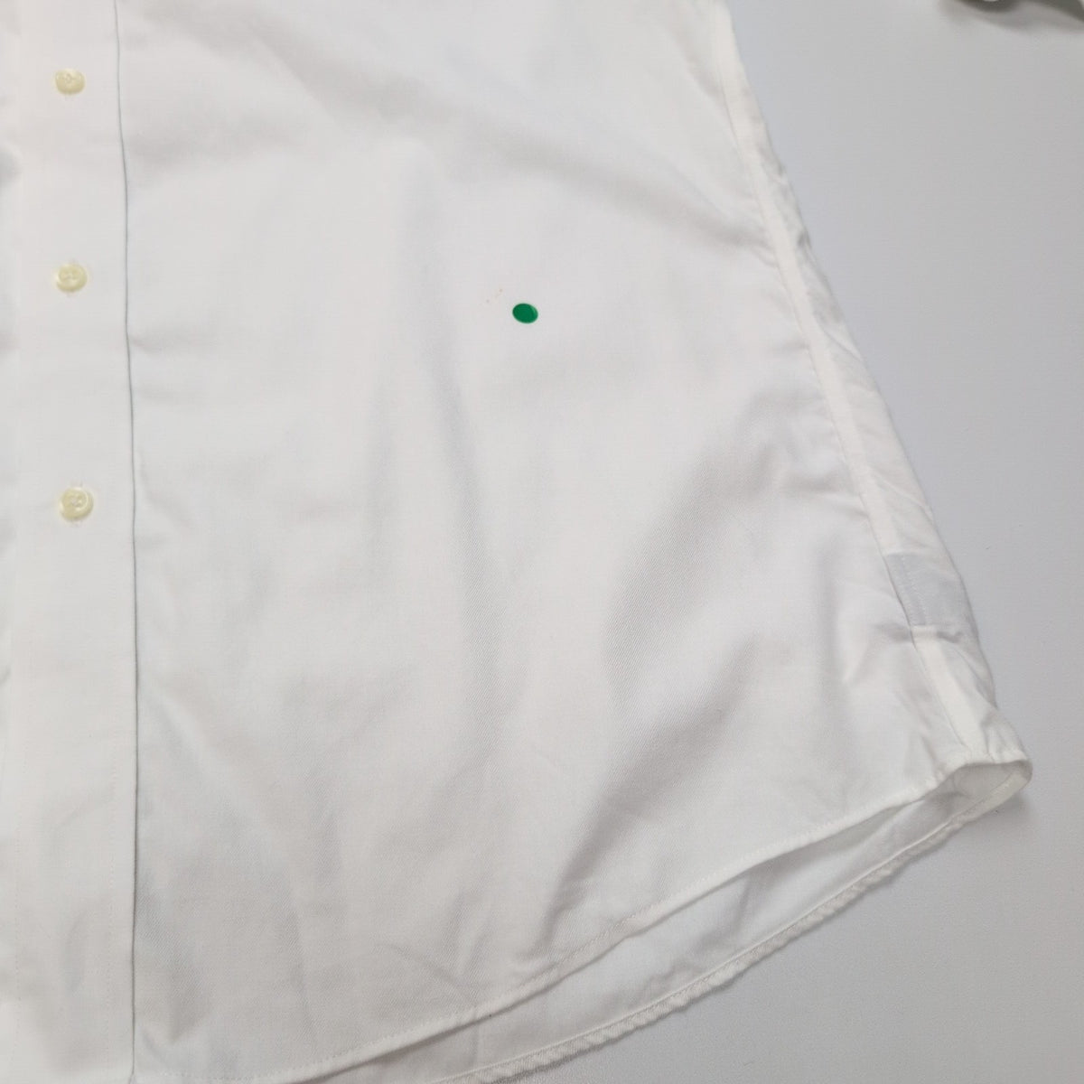 Chemise Lauren Ralph Lauren Slim Fit L XL Blanche 100% Coton Manches longues