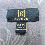 Chemise Hawaïenne Manches Courtes George Lin Ananas Bleu L