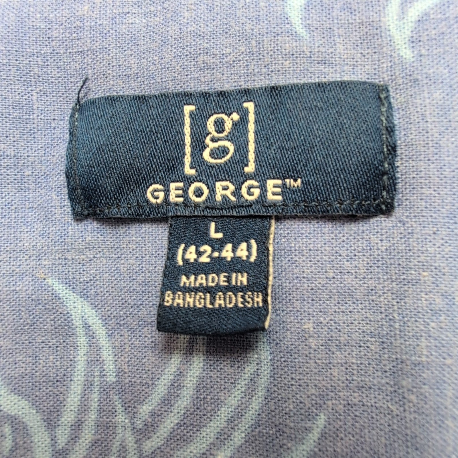 Chemise Hawaïenne Manches Courtes George Lin Ananas Bleu L