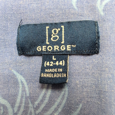 Chemise Hawaïenne Manches Courtes George Lin Ananas Bleu L