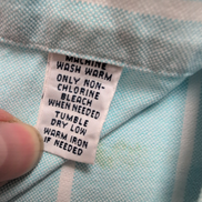 Chemise Ralph Lauren Classic Fit XL Turquoise Rayures Logo Premium