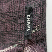 👕 Chemise CHAPS Ralph Lauren XXL (2XL) Vintage 100% Coton Violet Motif Palmiers