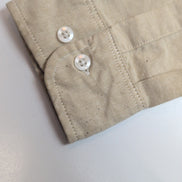 Chemise Dickies XL XXL Beige Oxford 65% Coton Poche Logo Manches Longues