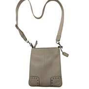 Sac bandoulière Coach cuir blanc cassé crème crossbody