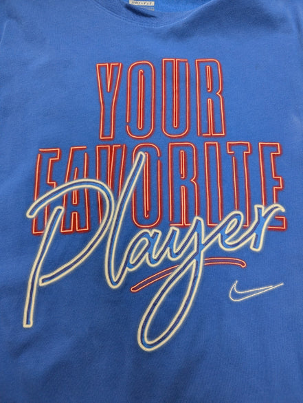 NIKE Dri-FIT T-SHIRT The Tee XL Coast To Coast Bleu Sportwear |108T
