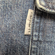 Chemise Carhartt 2XL Western Denim Épais Bleu Pression Vintage