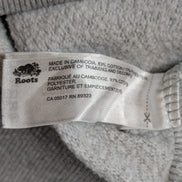 Sweat à capuche Roots Jaune et Gris Logo Poitrine Taille S