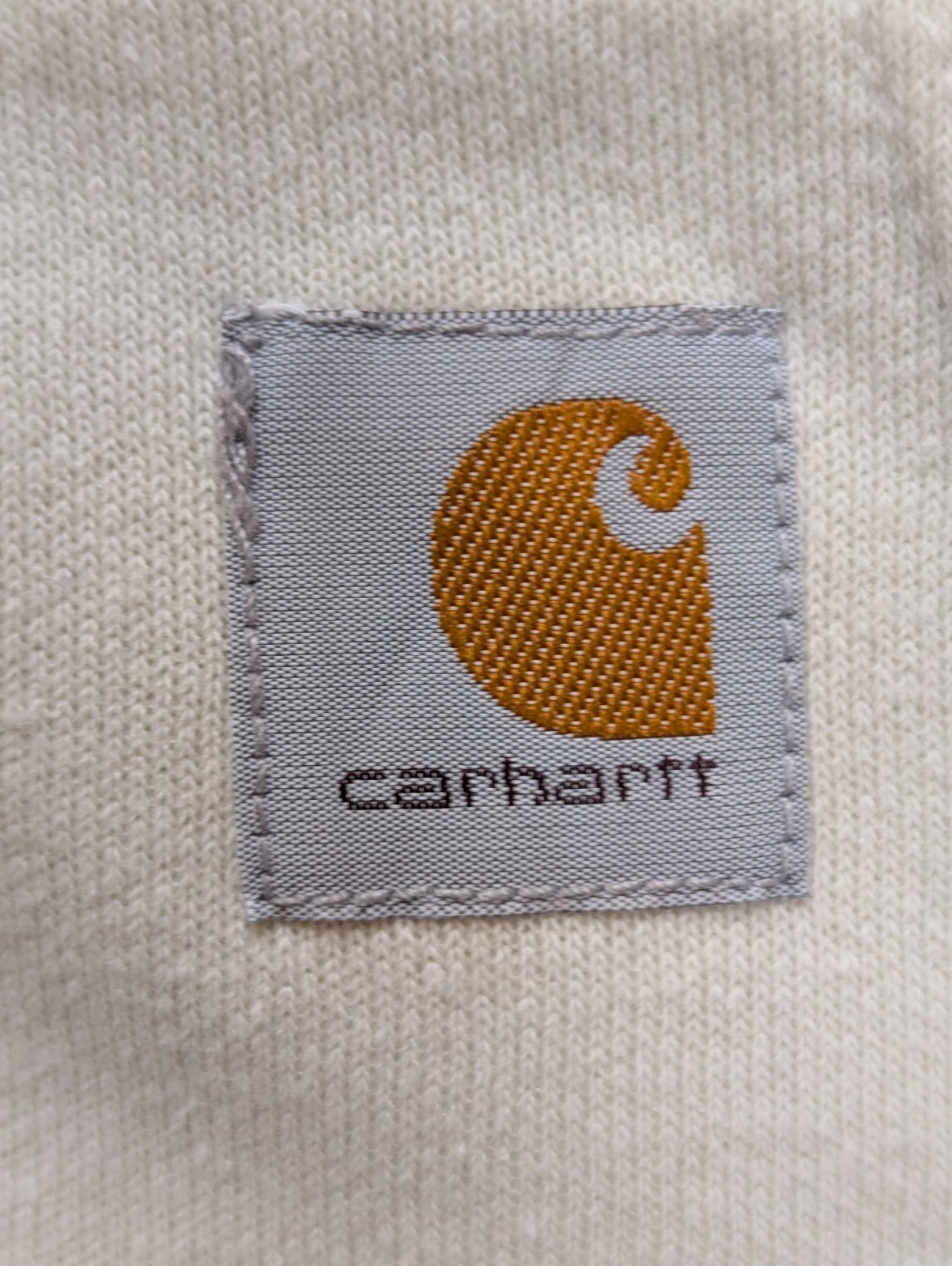 Sweat à capuche Carhartt Relaxed Fit Blanc Cassé Taille M