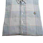 Chemise Chaps Ralph Lauren L carreaux Made in USA shirt button down écusson