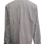 Chemise Ralph Lauren Shirt Golf L Lowell Sport Rayée Violet Two-Ply Coton