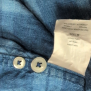 Chemise J.Crew Taille M Slim Bleu à Carreaux 100% Lin Baird McNutt