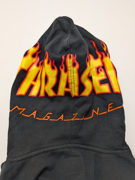 Sweat à Capuche Vans x Thrasher Magazine Noir - Logo Brodé - Taille M