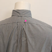Chemise Ralph Lauren Custom Fit XL Noir Blanc Carreaux Manches Courtes